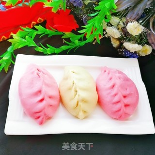 彩色肉包的做法