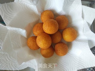 奶香红薯球的做法