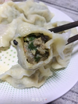 “春日应季美食”韭菜海鲜水饺的做法