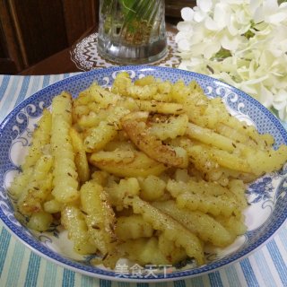 风味狼牙土豆条的做法