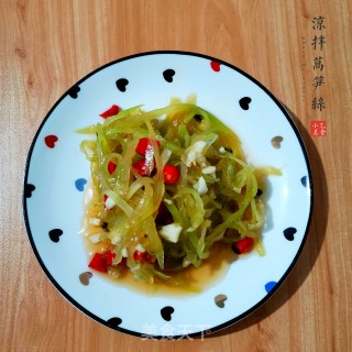 凉拌莴笋丝的做法