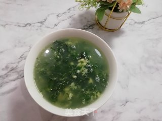 枸杞芽蛋花汤的做法
