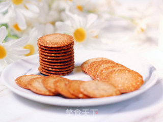 芝麻薄脆饼干的做法