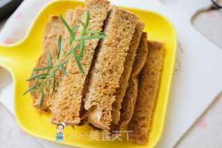 10个月以上辅食烤吐司条的做法