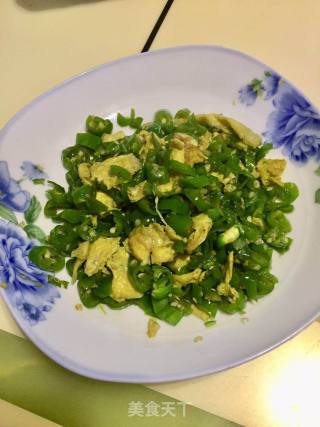辣椒炒蛋的做法