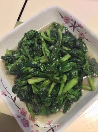 蒜香茼蒿菜的做法