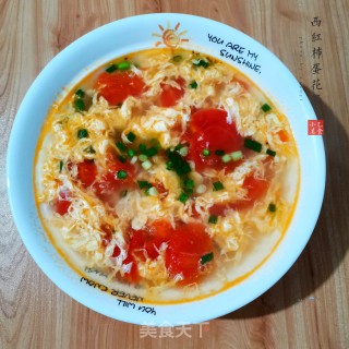 西红柿蛋花汤的做法