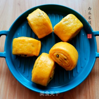 南瓜卷馒头的做法