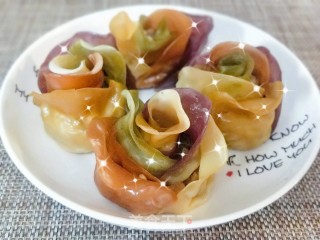 永生花蒸饺的做法
