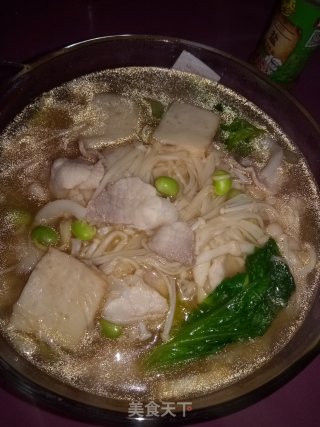 肉片金针菇的做法
