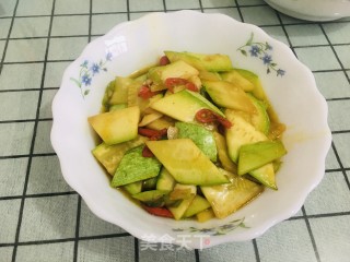 醋烹茭瓜的做法