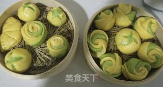 双色馒头的做法