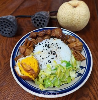 红烧肉卤肉饭的做法