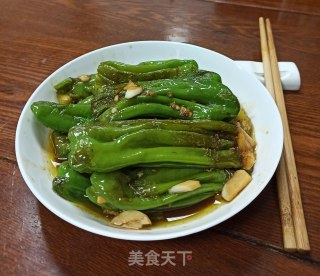 糖醋虎皮青椒的做法