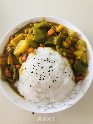 咖喱鸡肉饭的做法