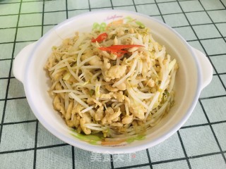 银芽鸡丝的做法