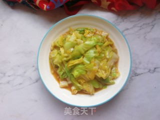 红油包菜的做法