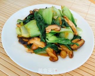 香菇油菜的做法