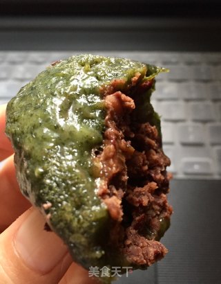 豆沙青团