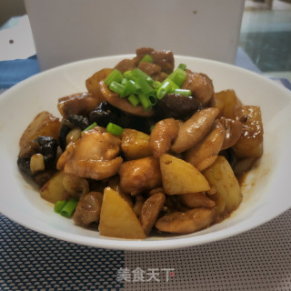 土豆香菇鸡块的做法