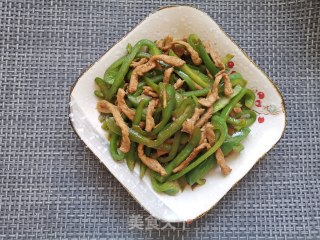 青椒肉丝的做法