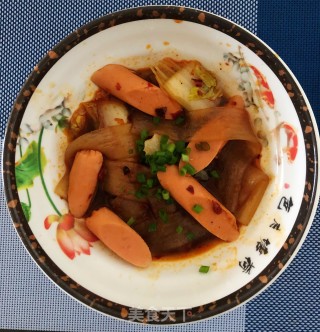 酸辣火腿肠宽粉（超开胃的酸辣味）