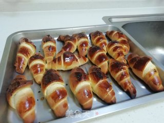 无黄油版蜂蜜牛角包的做法