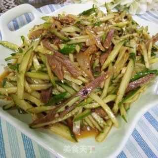 牛腱子拌黄瓜丝的做法
