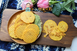 9个月以上胡萝卜肉末脆片的做法