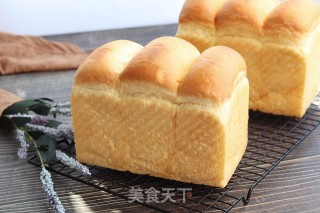 70%中种法淡奶油吐司的做法