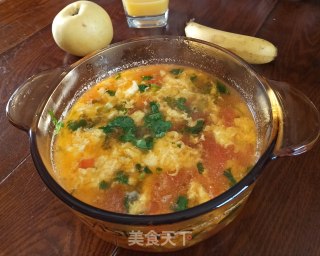 西红柿蛋花汤的做法