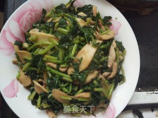 马兰头炒肉丝的做法