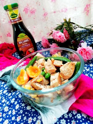 鸡胸肉甜豆沙拉