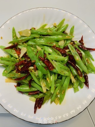 炝炒四季豆的做法