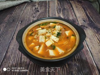 番茄豆腐汤的做法