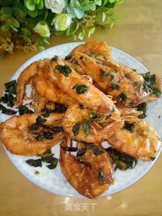 椒麻大虾的做法