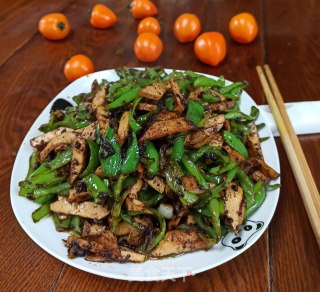 豆豉青椒炒香干的做法