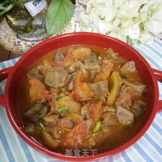 西红柿炖牛肉的做法