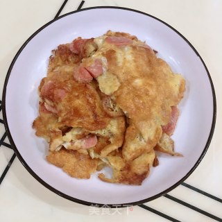 火腿肠煎蛋的做法