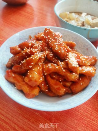 鸡肉版糖醋里脊的做法