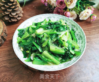 蒜香油麦菜的做法