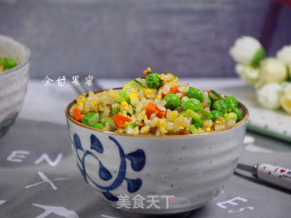 蔬菜牛肉炒饭的做法