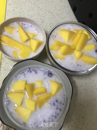芒果西米露的做法