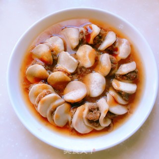 牛肉蒸鸡腿菇盒子的做法