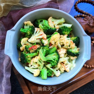 低脂双拼菜花的做法