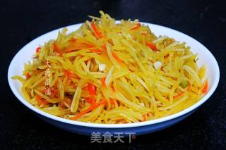 素炒土豆丝的做法