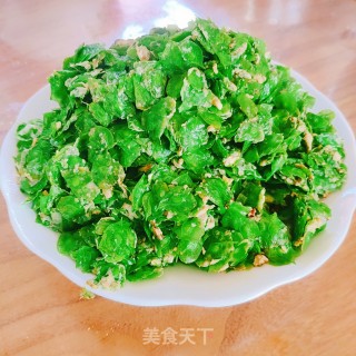 榆钱炒鸡蛋的做法
