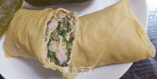 百叶卷的做法