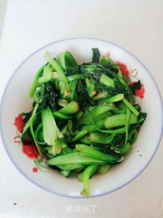 炒青江菜的做法
