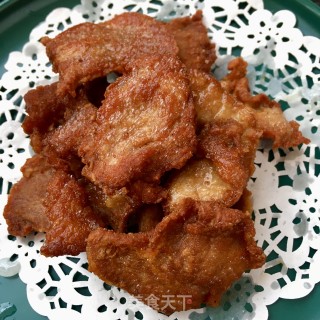 “肉菜”干炸里脊的做法